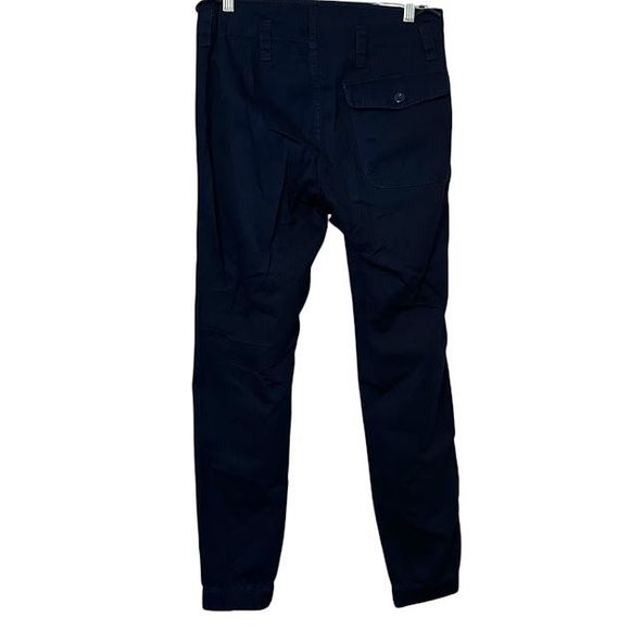 Wallace & Barnes Navy Blue Jogger Lightweight Chino Cargo‎ Pants Mens 28 - Picture 2 of 4